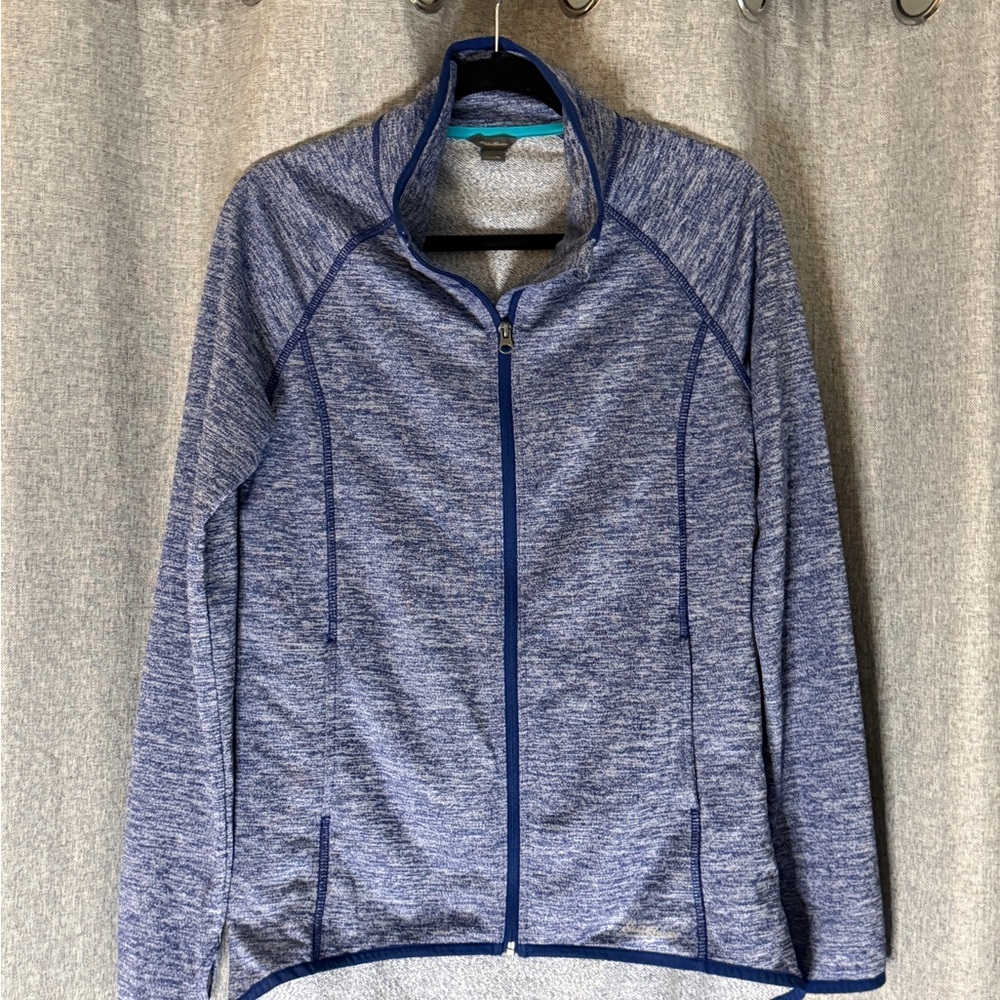 Eddie Bauer Blue Heathered Jacket